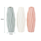 Vase Moderne en Plastique Style Nordique - Panier Décoratif pour Fleurs