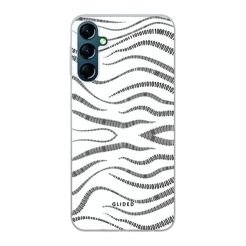 Coque Samsung Galaxy A24 4G — Design Binary Code, Protection Antichoc, Style Tech Minimaliste