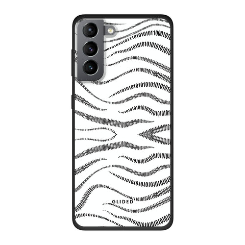 Coque Samsung Galaxy S10 — Design Binary Code, Protection Antichoc, Style Tech Minimaliste