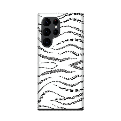 Binary Code – Coque Samsung Galaxy S22 Ultra | Design Tech Minimaliste