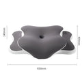 Oreiller Cervical Ergonomique Mémoire de Forme - Anti-Douleur Nuque avec Taie Soie Glacée