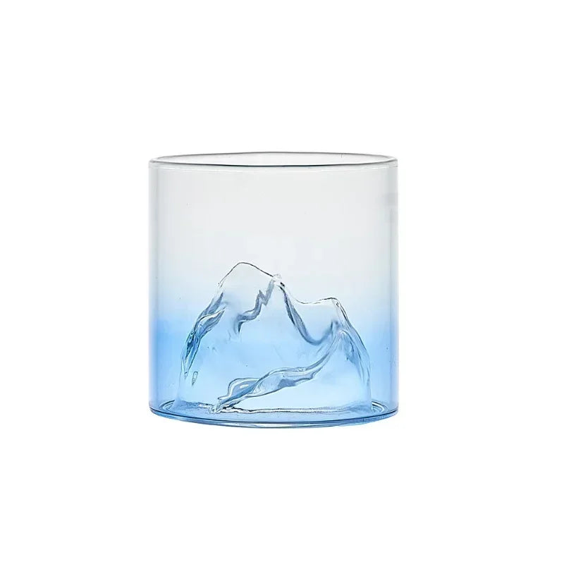 Verres à whisky Mont Fuji 3D - Set de 1 à 8 verres relief montagne 170ml