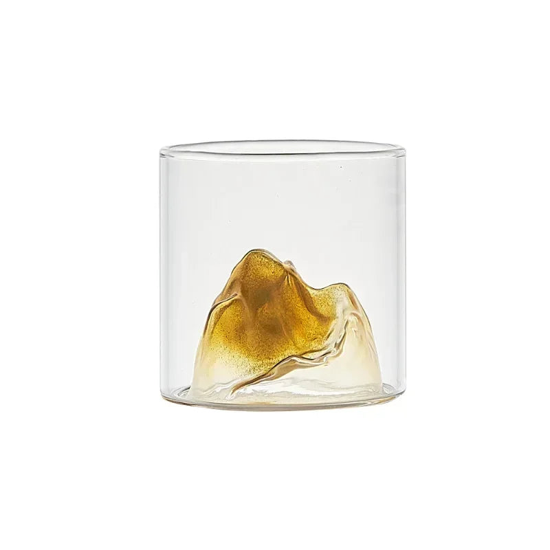 Verres à whisky Mont Fuji 3D - Set de 1 à 8 verres relief montagne 170ml