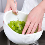 Panier Égouttoir à Fruits avec Poignée - Bol de Lavage Cuisine Multifonction