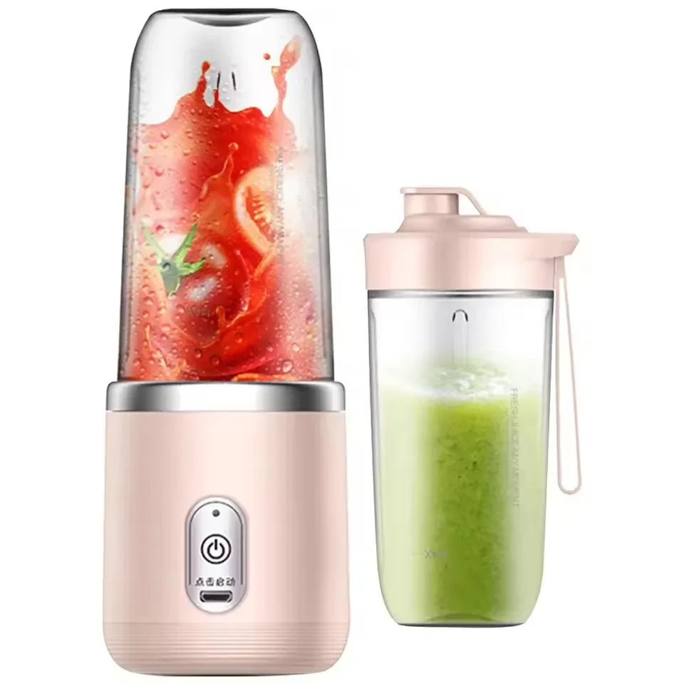 Blender Portable Rechargeable USB 6 Lames - Smoothies et Jus Frais