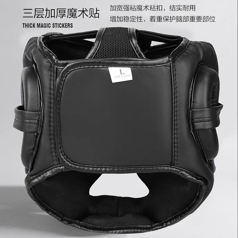 Casque de Boxe Intégral LASTSTAND - Protection Complète Karaté MMA Muay Thai