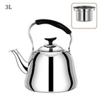 Bouilloire Sifflante Inox 1-2.5L - Induction Gaz Camping Polyvalente