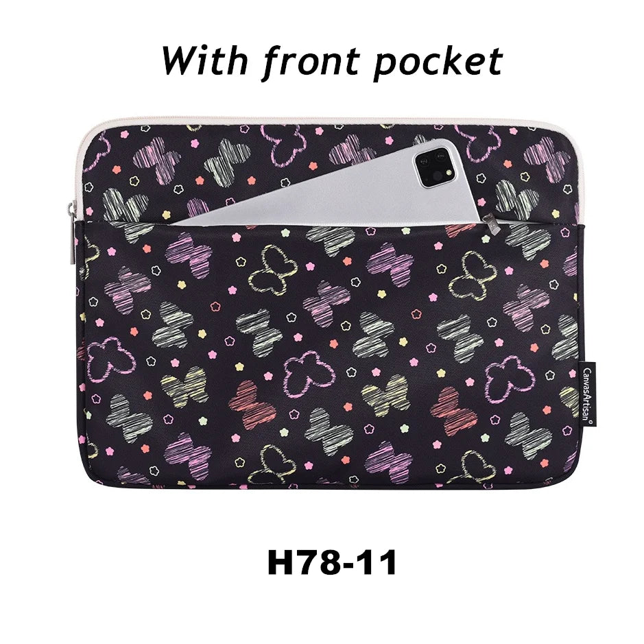 Sacoche Laptop Imperméable avec Motif – 12 à 16 pouces | MacBook Air Pro M1 M2 M3 | Unisexe