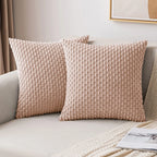 Housse de Coussin Décorative Premium 45x45cm - Jaune Élégant pour Salon & Canapé