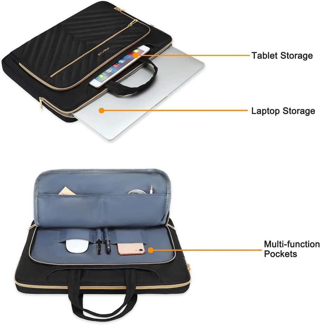 MOSISO - Sacoche Ordinateur Portable 13-16 Pouces MacBook Pro/Air Dell HP - Protection 360°