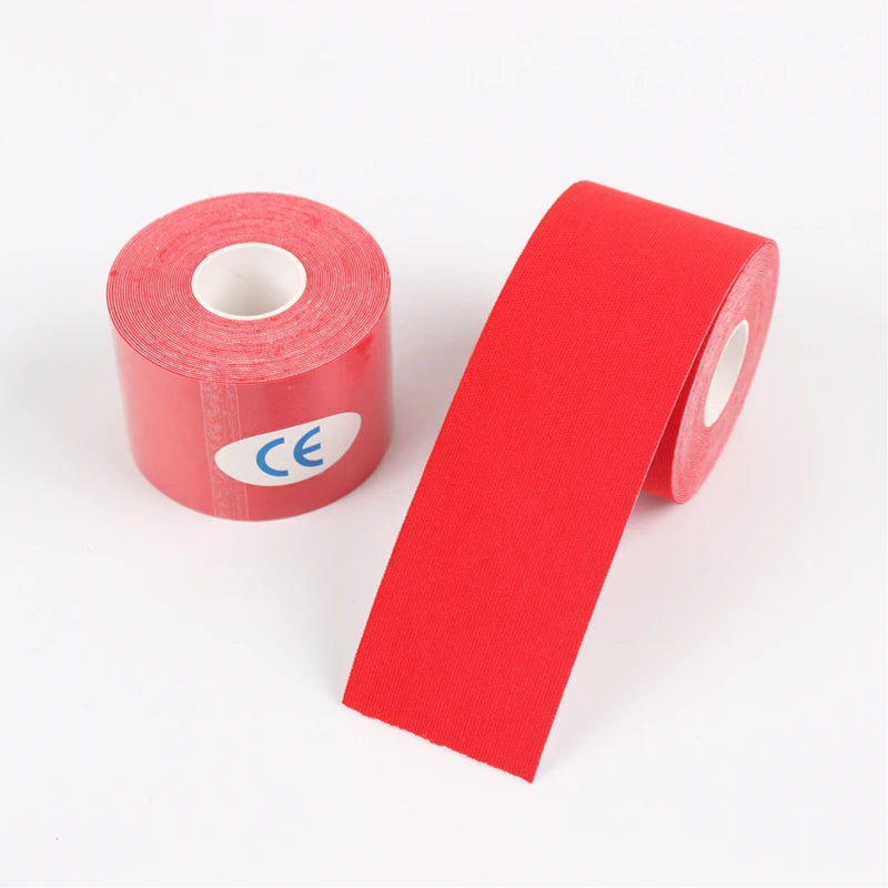 Bande Kinésiologie Élastique Sport 2.5-10cm - K-Tape Muscle Genou Douleur
