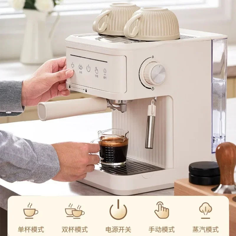 Machine à Expresso Électrique Professionnelle BALASHOV 20 Bars - Cappuccino et Mousseur à Lait