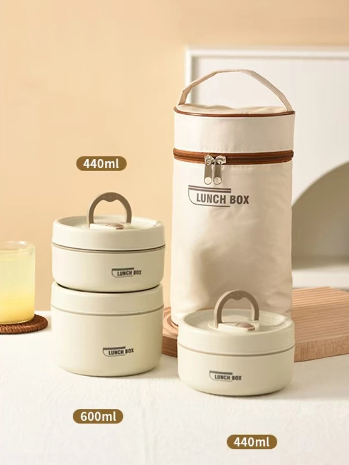 Ensemble Récipients Lunch Box Isothermes | Boîtes Empilables Enfants & Adultes