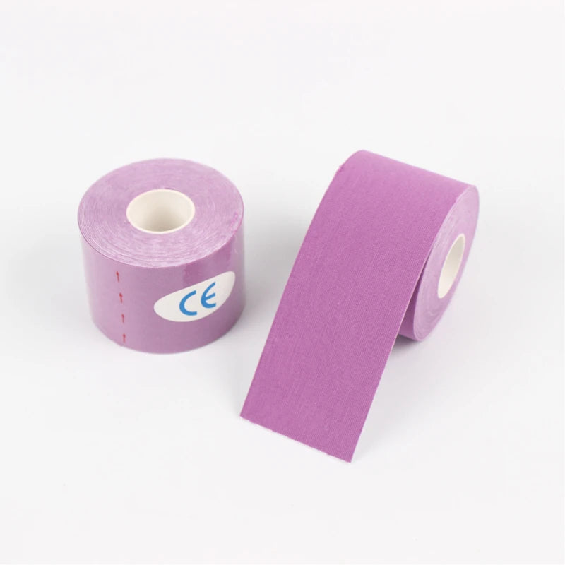 Bande Kinésiologie Élastique Sport 2.5-10cm - K-Tape Muscle Genou Douleur