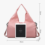 Sac Tapis Yoga Grande Capacité - Sport Fitness Voyage Polyester