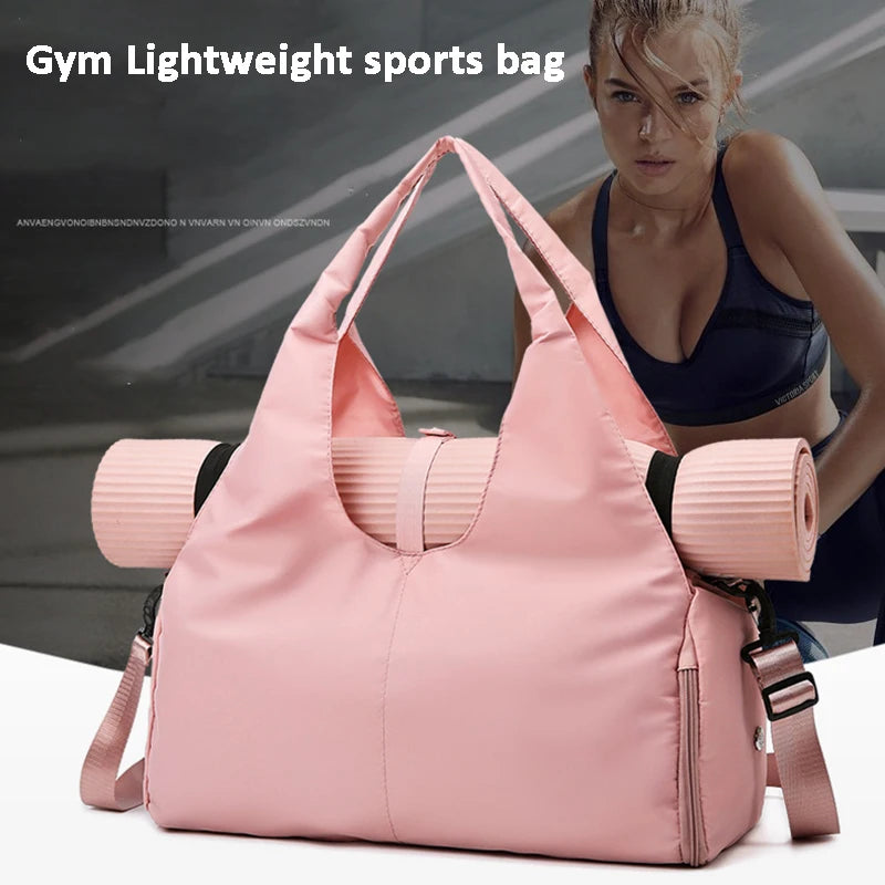 Sac Tapis Yoga Grande Capacité - Sport Fitness Voyage Polyester