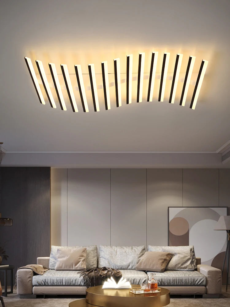 Lampes de salon modernes, luminaires de plafond, décoration intérieure pour la maison, lampes LED pour chambres à coucher, luminaires de plafond linéaires, lampe de maison