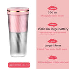 Mini Blender Portable 10 Lames Rechargeable USB - Smoothies et Milkshakes