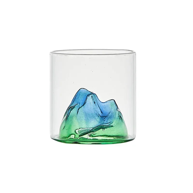 Verres à whisky Mont Fuji 3D - Set de 1 à 8 verres relief montagne 170ml
