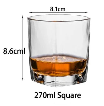 Verre à Whisky Premium - Verrerie Élégante pour Cocktails et Spiritueux