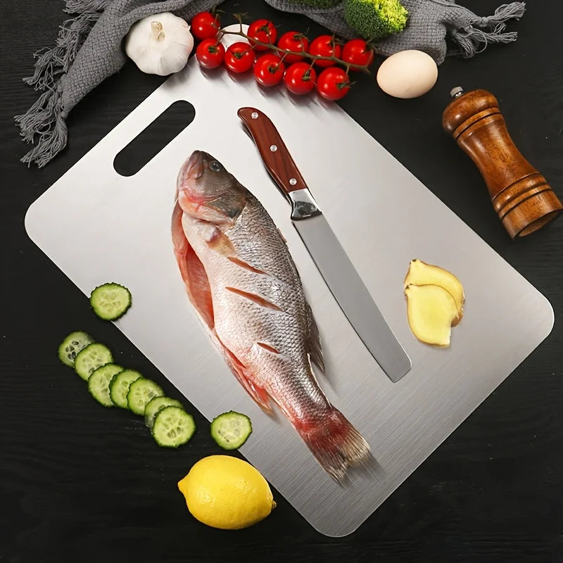 Planche à Découper Double Face Épaissie 34×23cm - Qualité Alimentaire Antibactérienne