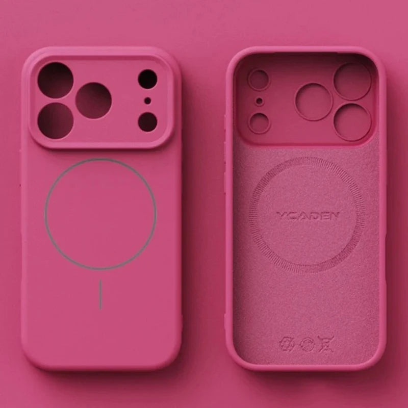 Coque iPhone 17 Pro Max Magnétique Silicone Liquide - Protection Premium