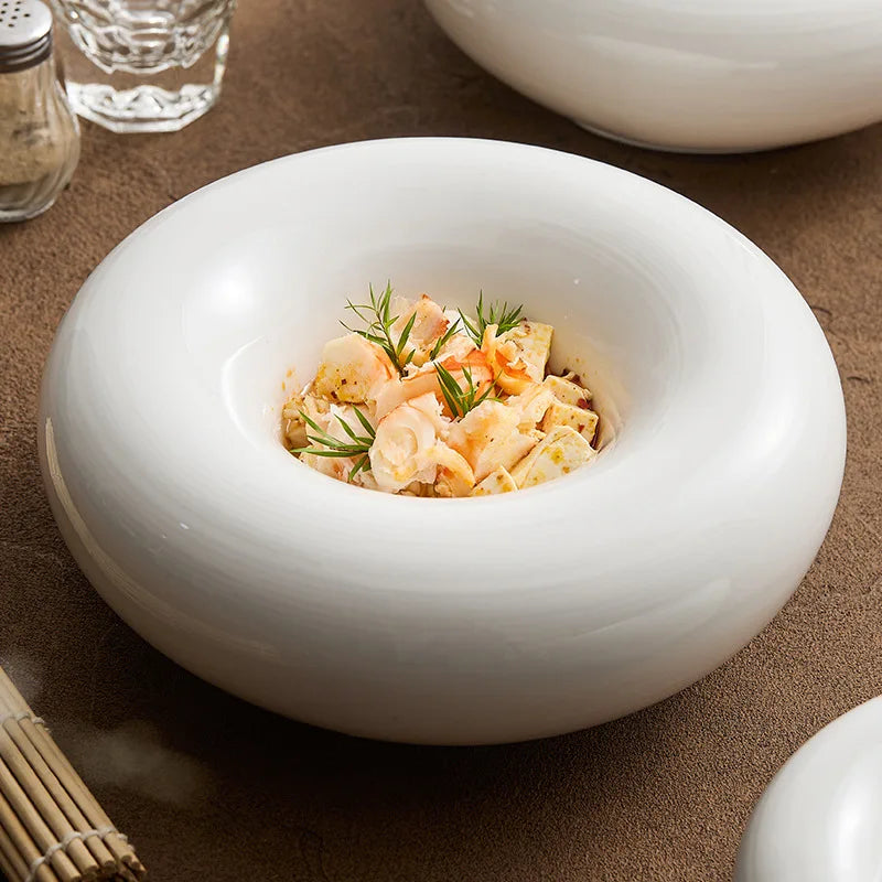 Assiette Blanche Premium - Hôtellerie Haut de Gamme