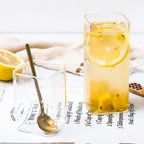 Verre Carré en Borosilicate - Tasse Transparente Thé Café Lait 250/350/450ml