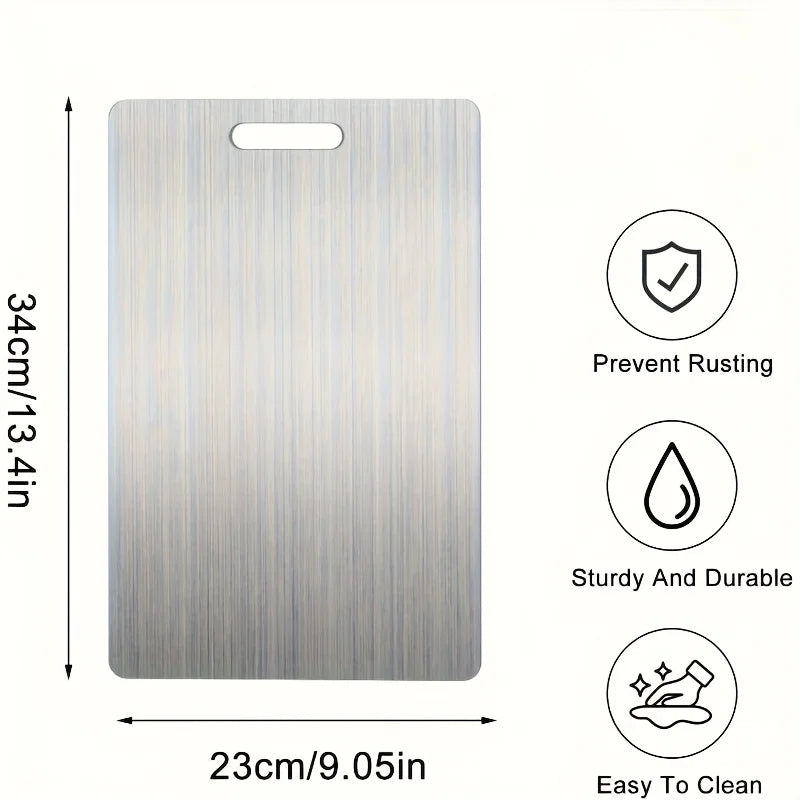 Planche à Découper Double Face Épaissie 34×23cm - Qualité Alimentaire Antibactérienne