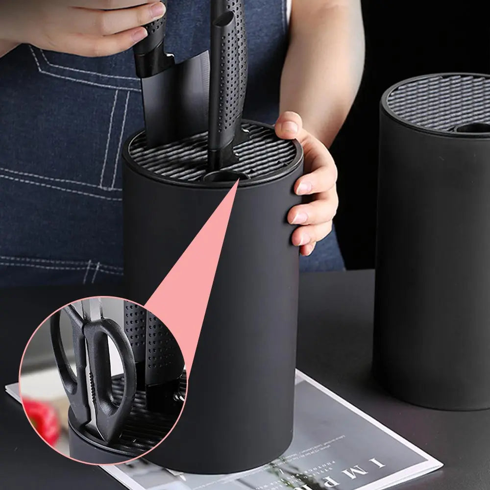 Porte-Couteaux de Cuisine Drainable 22 cm - Support Organisateur premium