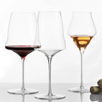 Verre à Vin Bordeaux Haut de Gamme 530ml - Cristal Ultra-Fin pour Dégustation