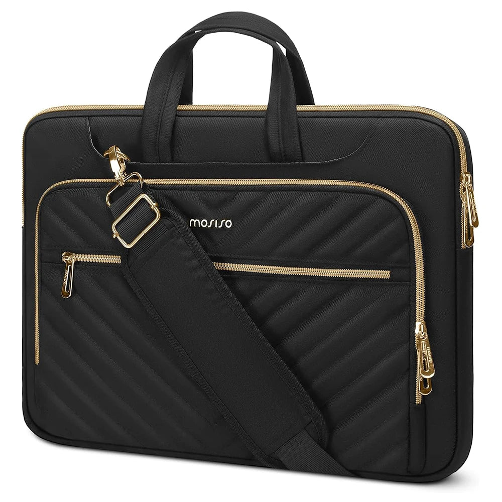 MOSISO - Sacoche Ordinateur Portable 13-16 Pouces MacBook Pro/Air Dell HP - Protection 360°