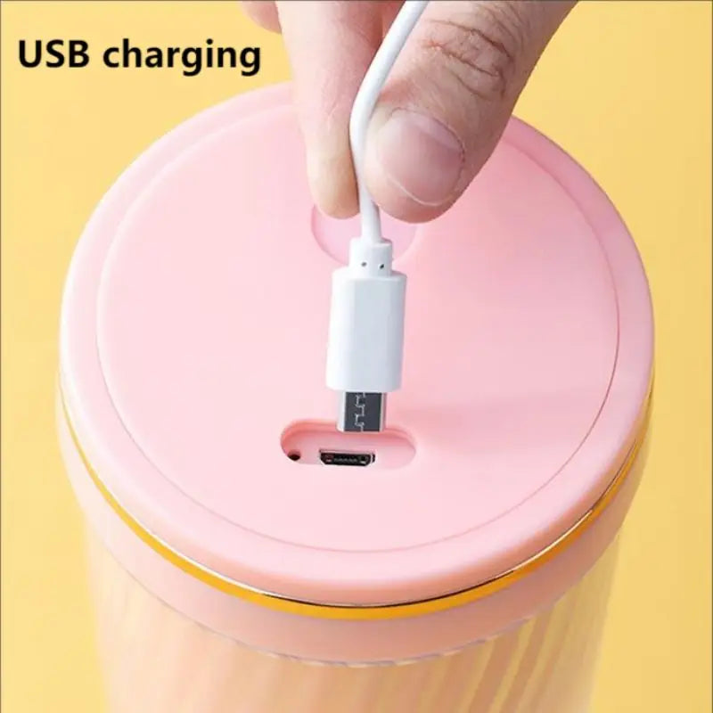 Mini Blender Portable 10 Lames Rechargeable USB - Smoothies et Milkshakes