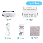 Masseur Oculaire Intelligent 6D – Airbag, Vibration, Bluetooth & 4 Modes | Raiuleko