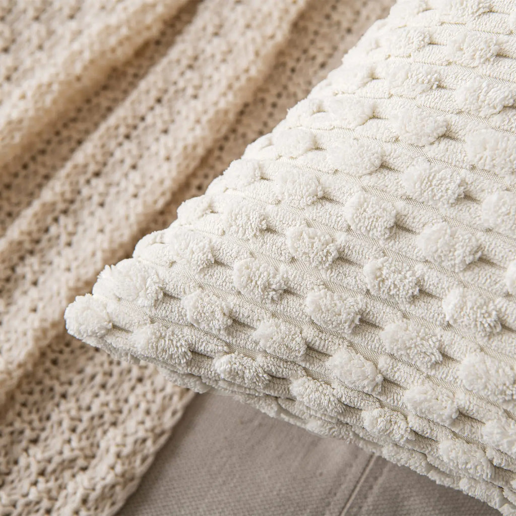 Housse de Coussin Décorative Premium 45x45cm - Jaune Élégant pour Salon & Canapé