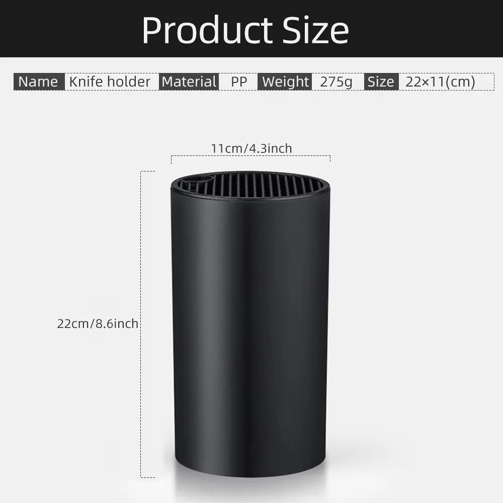 Porte-Couteaux de Cuisine Drainable 22 cm - Support Organisateur premium