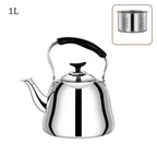 Bouilloire Sifflante Inox 1-2.5L - Induction Gaz Camping Polyvalente