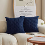 Housse de Coussin Décorative Premium 45x45cm - Jaune Élégant pour Salon & Canapé