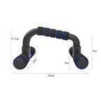 5-in-1 Complete Fitness Kit - Push-Up Stand, Abdominal Roller, Jump Rope