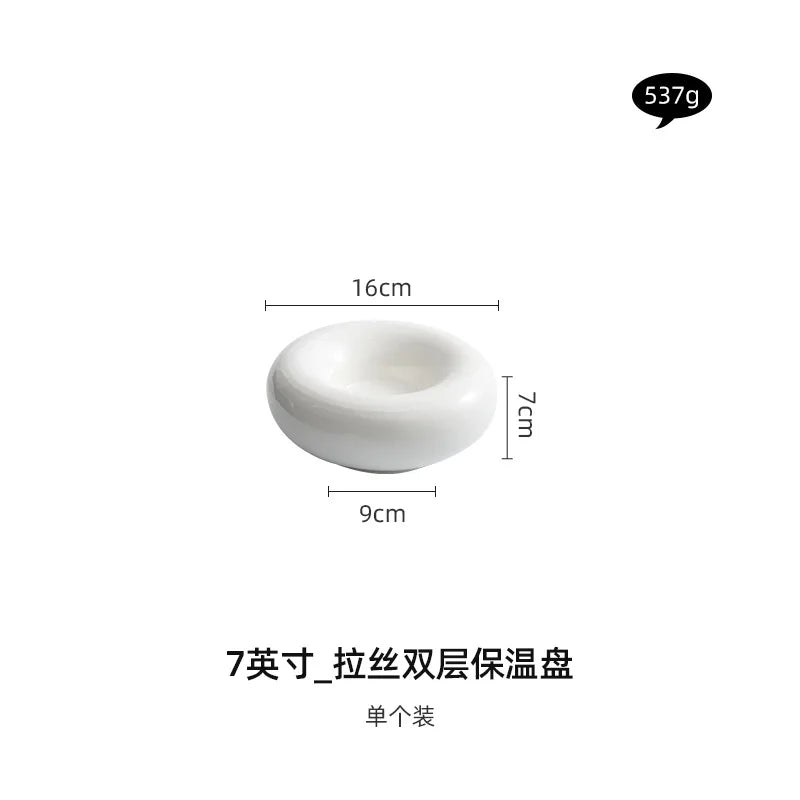 Assiette Blanche Premium - Hôtellerie Haut de Gamme