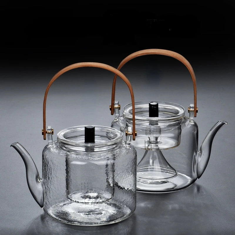Théière à vapeur en verre