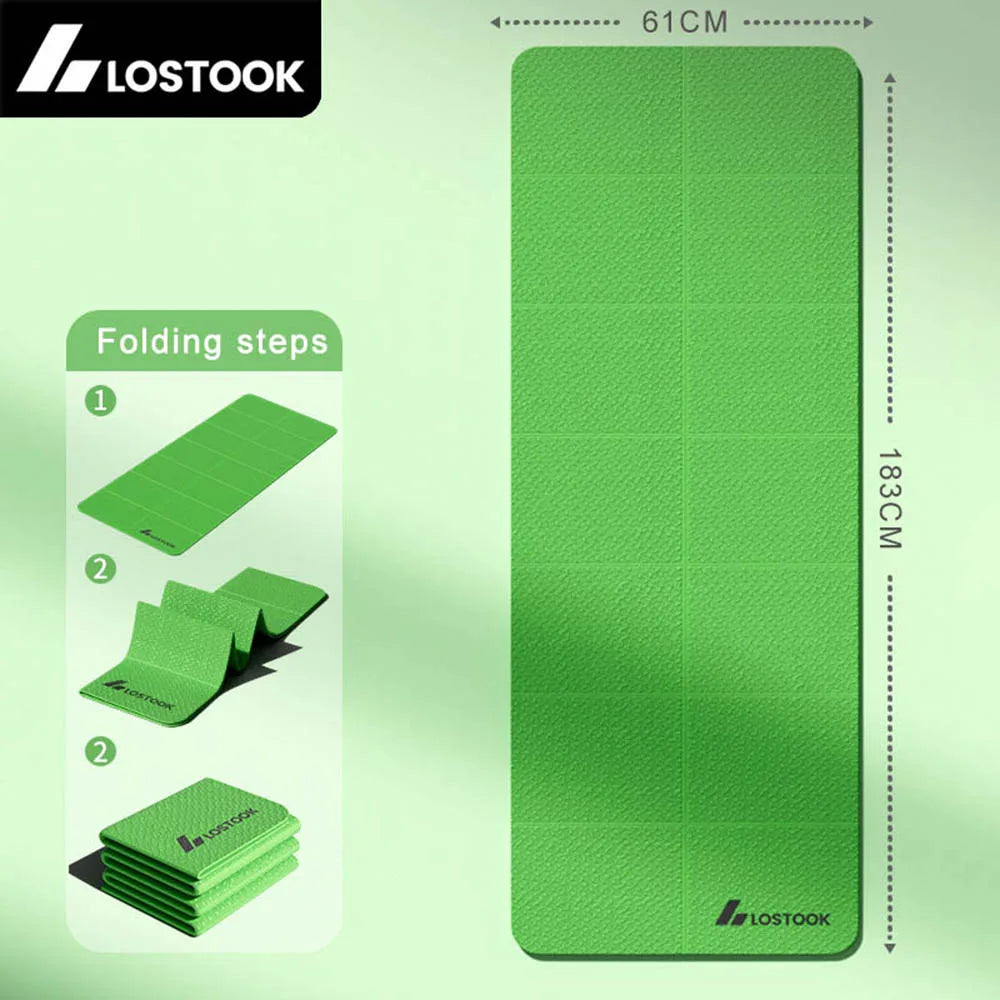 Tapis Yoga Pliable TPE 4mm - 183×61cm Voyage Pilates Portable