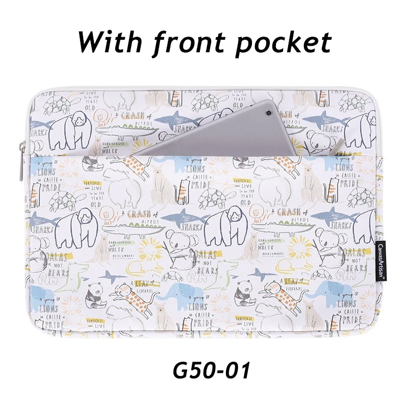 Branded Laptop Bag for Men and Women, Waterproof Case for Macbook Air Pro M1, Shockproof, 12, 13.3, 14, 15.6, 16 Inch