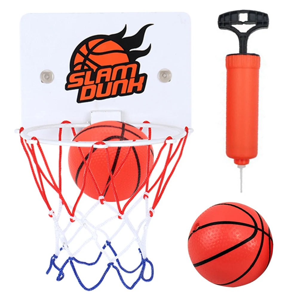Mini cerceau de basket-ball à ventouse avec 2 balles, panier de basket-ball d'intérieur salon ou extérieur