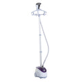 Défroisseur Vapeur Vertical Défroisseur à Vêtements 1,8 L 1800 W, Débit Vapeur 30g/min, Tige Télescopique, Blanc Violet
