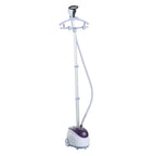 Défroisseur Vapeur Vertical Défroisseur à Vêtements 1,8 L 1800 W, Débit Vapeur 30g/min, Tige Télescopique, Blanc Violet