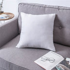 Housse de Coussin à Pompons Beige 45x45 / 30x50 cm - Coton Fait Main Géométrique