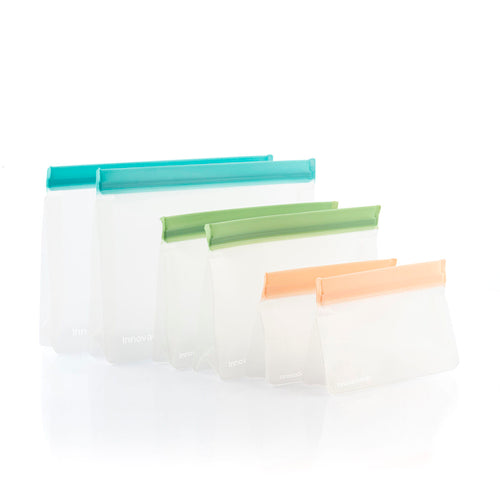 Ensemble de sacs réutilisables hermétiquement scellés Zags InnovaGoods 6 unités