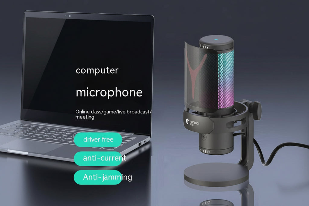 GM7 Professional USB/Type-C Microphone - Dual Interface for PC and Mobile