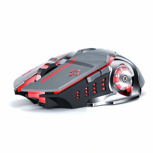 Souris Gaming Sans Fil 2.4G - 2400 DPI Rechargeable avec Éclairage LED
